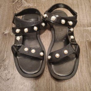 Zara Pearl Dad Sandals